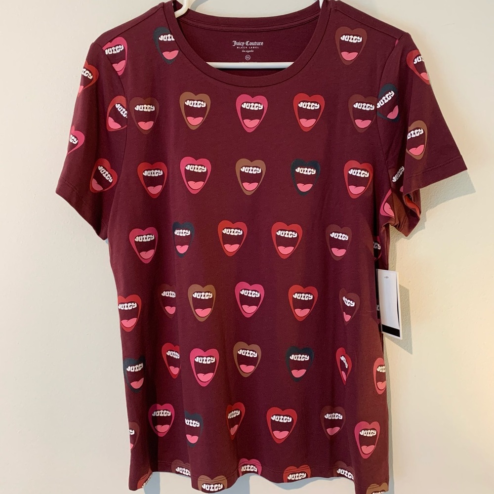 NWT Juicy Couture Black Label T-Shirt Size XL